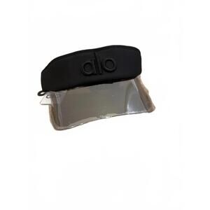 AUTHENTIC Alo Airlift Black Adjustable Visor with Clear Shield